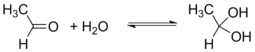 Гидратация альдегидов