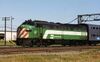 BN 9918, an EMD E9, working on Metra’s line to Aurora, Illinois, September 1992