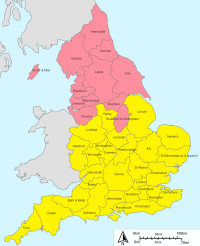 "Map of Dioceses of Church of England"