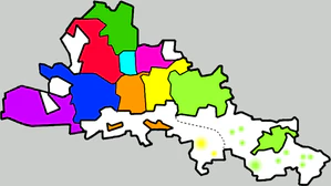 Кировский район на карте