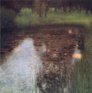 Klimt - Calm Pond on the Kammer Castle Grounds, 1899.jpg