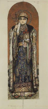 Sketch for Saint Olga by V.Vasnetsov (1885-93, GTG).jpg