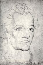 William Blake, Visionary Head of Voltaire c 1820.jpg