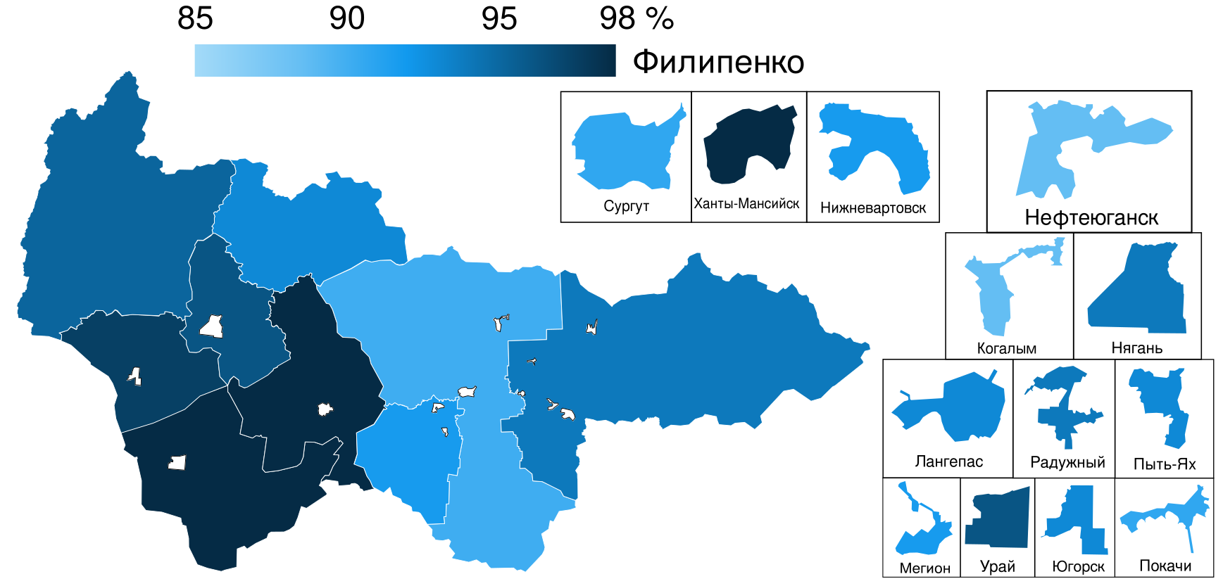 2000 Khanty-Mansi Autonomous Okrug gubernatorial election map.svg