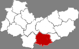 Синьфу на карте