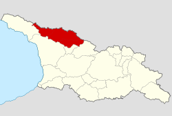 Historical Svaneti in modern international borders of Georgia.svg