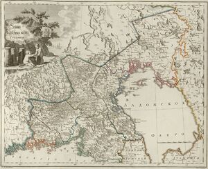 Кюменский уезд на карте