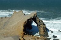 Bogenfels, the Sperrgebiet, Namibia (aerial view - 24 05 2005).jpg