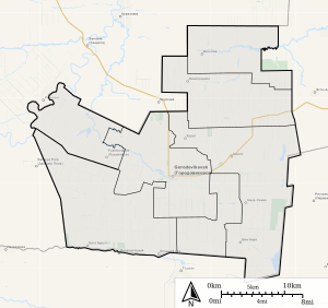 Городовиковский район на карте