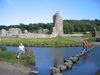 Stepping Stones on River Ogmore, Ogmore Castle, Ogmore, near Bridgend, Wales - geograph.org.uk - 88693.jpg