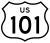 US 101 (1961 cutout).svg