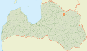 Вирешская волость на карте