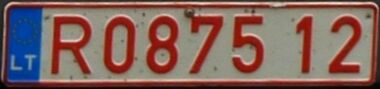 Lithuanian dealer license plate.JPG