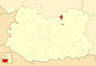 Расположение муниципалитета на карте провинции