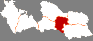 Чунсинь на карте
