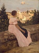 Frédéric Bazille - The Pink Dress - Google Art Project.jpg