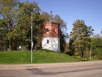 Priekule manor tower.jpg