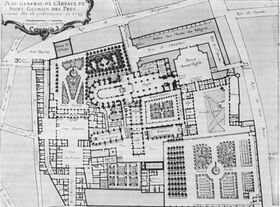 St-Germain des prés plan 1723.jpg