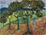 Vincent Van Gogh, Landscape with Figures, 1889, oil on canvas, The Baltimore Museum of Art.jpg