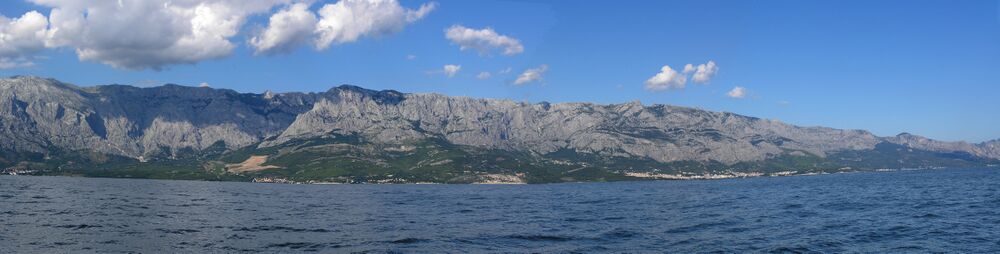 Панорама Биоково (в районе Башки-Воды)