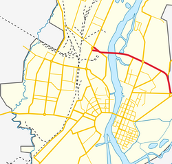 На карте города