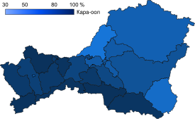 2016 election of the Head of Tuva map.svg
