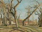 Camille Pissarro - Bois de châtaigners à Louveciennes - Nelson-Atkins Museum (PD 233).png
