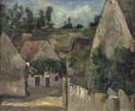 Carrefour de la rue Rémy à Auvers-sur-Oise, par Paul Cézanne, FWN 64.jpg