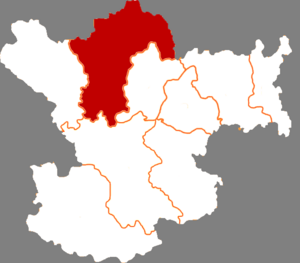 Лисянь на карте
