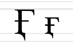 Cyrillic letter Ghe with stroke and descender.svg