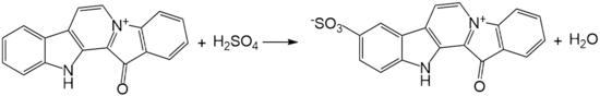 Fascaplysin with sulfuric acid.png