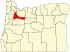 Map of Oregon highlighting Marion County.svg