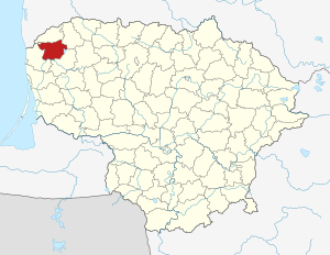 Салантайский район на карте