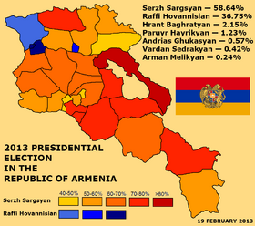 2013 Armenian presidential election map.png