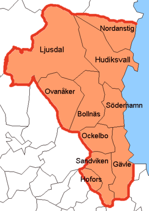 Лен Евлеборг на карте