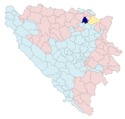 Градачац на карте