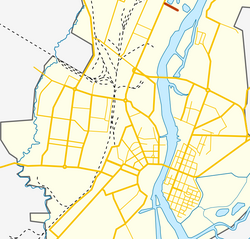 На карте города