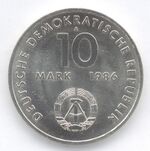 10 Mark DDR 1986 - 100. Geburtstag von Ernst Thälmann - Wertseite.JPG