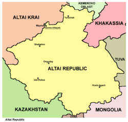 Altai republic map.png