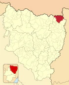 Расположение муниципалитета на карте провинции