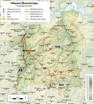 Община Момчилград на карте