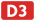 Diaľnica D3.svg
