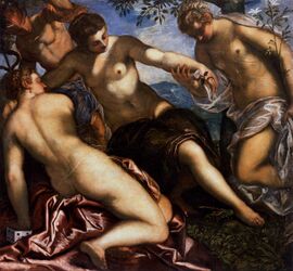 Jacopo Tintoretto - Mercury and the Graces - WGA22621.jpg
