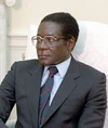 President Ronald Reagan meeting with Prime Minister Robert Mugabe of Zimbabwe (cropped).jpg