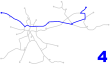 Krakow tram line 4.svg