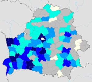 Production of milk in Belarus, 2013.png