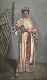 'Woman in Moorish Costume' by Bazille, Norton Simon Museum.JPG