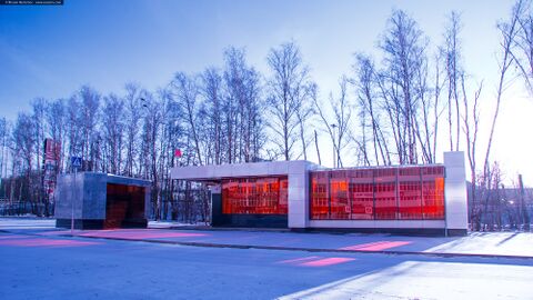 Румянцево (станция метро) - Rumyantsevo (Moscow Metro) (By Khusen Rustamov).jpg