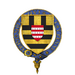 Coat of Arms of Sir John Burley, KG.png