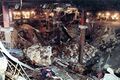 Разрушение в подвале Всемирного торгового центра